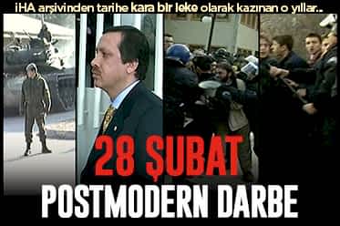 İHA arşivinden 28 Şubat Postmodern Darbesi...