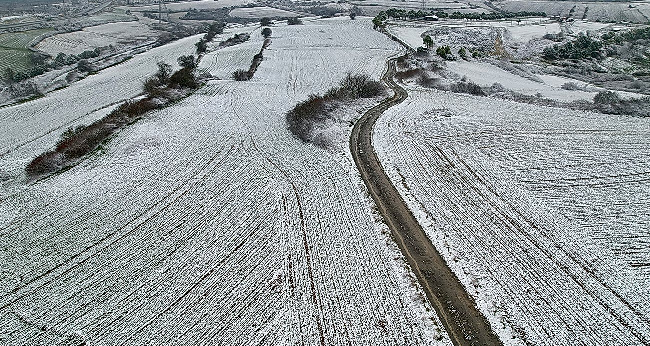 İstanbul’un yüksek kesimlerinde kar etkili oldu