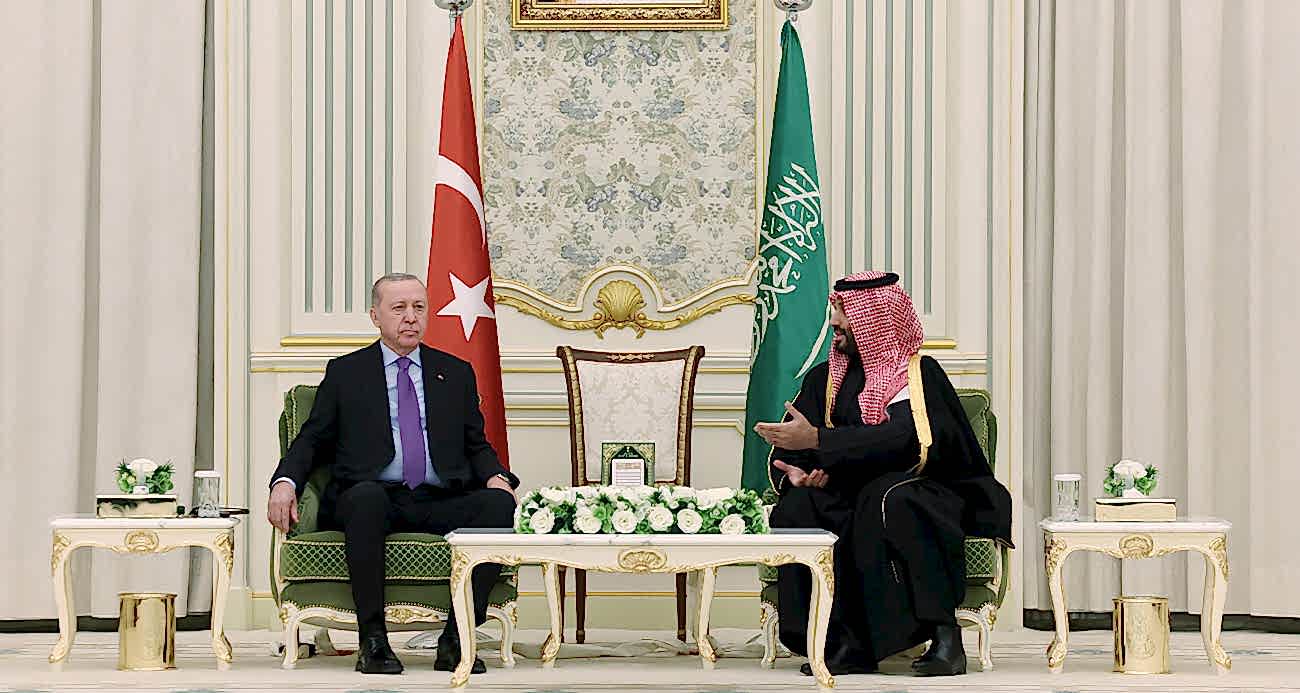 Cumhurbaşkanı Erdoğan ile Suudi Arabistan Veliaht Prensi Selman Suriye, Gazze ve Yemen’i ele aldı