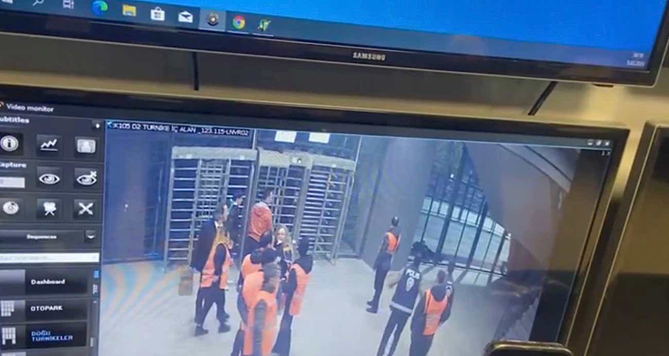 Genç taraftarın tribünden düştüğü anlara ait görüntüler ortaya çıktı