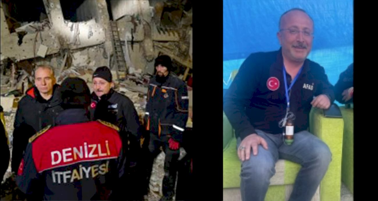 Unutulmayan fedakarlık: Kolunda kemoterapi serumuyla deprem bölgesinde çalıştı