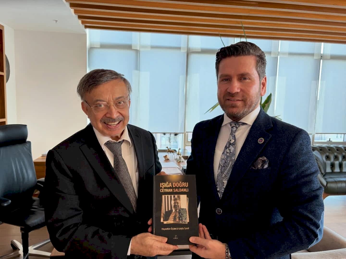 Tavas Belediye Başkanı Tatık ve AYDEM Yönetim Kurulu Başkanı Saldanlı ile bir araya geldi