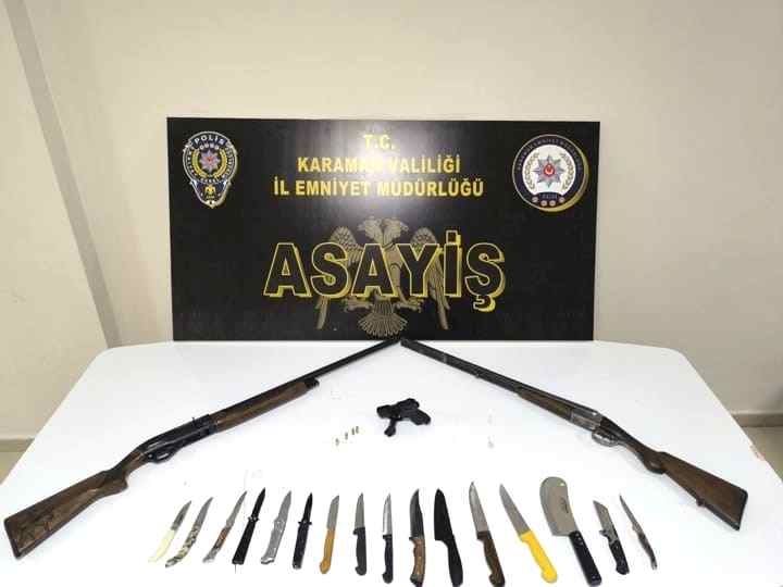 Karaman’da aranan 11 kişi tutuklandı